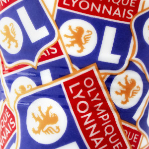 Gobelet Froissé Logo All Over REVOL 8 cl - Olympique Lyonnais
