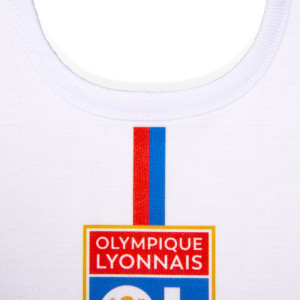 Personalized Baby Bib - 23-24 Home Jersey Theme - Olympique Lyonnais