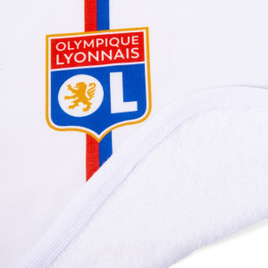 Personalized Baby Bib - 23-24 Home Jersey Theme - Olympique Lyonnais