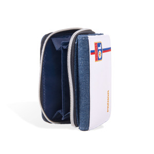 Personalized Jeans Wallet - 23-24 Home Jersey Theme - Olympique Lyonnais