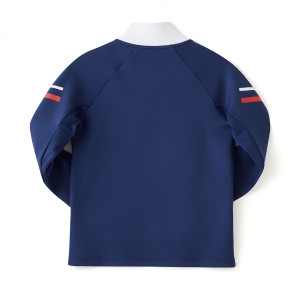 Sweatshirt Training Boost Bleu Marine Junior - Olympique Lyonnais