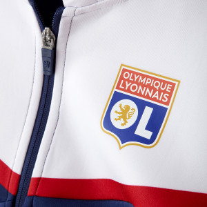 Veste à capuche Training Boost Bleue Marine Junior - Olympique Lyonnais