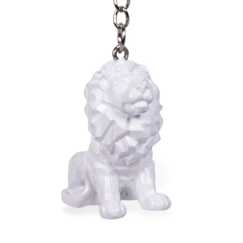 White Lion Key Ring - Olympique Lyonnais