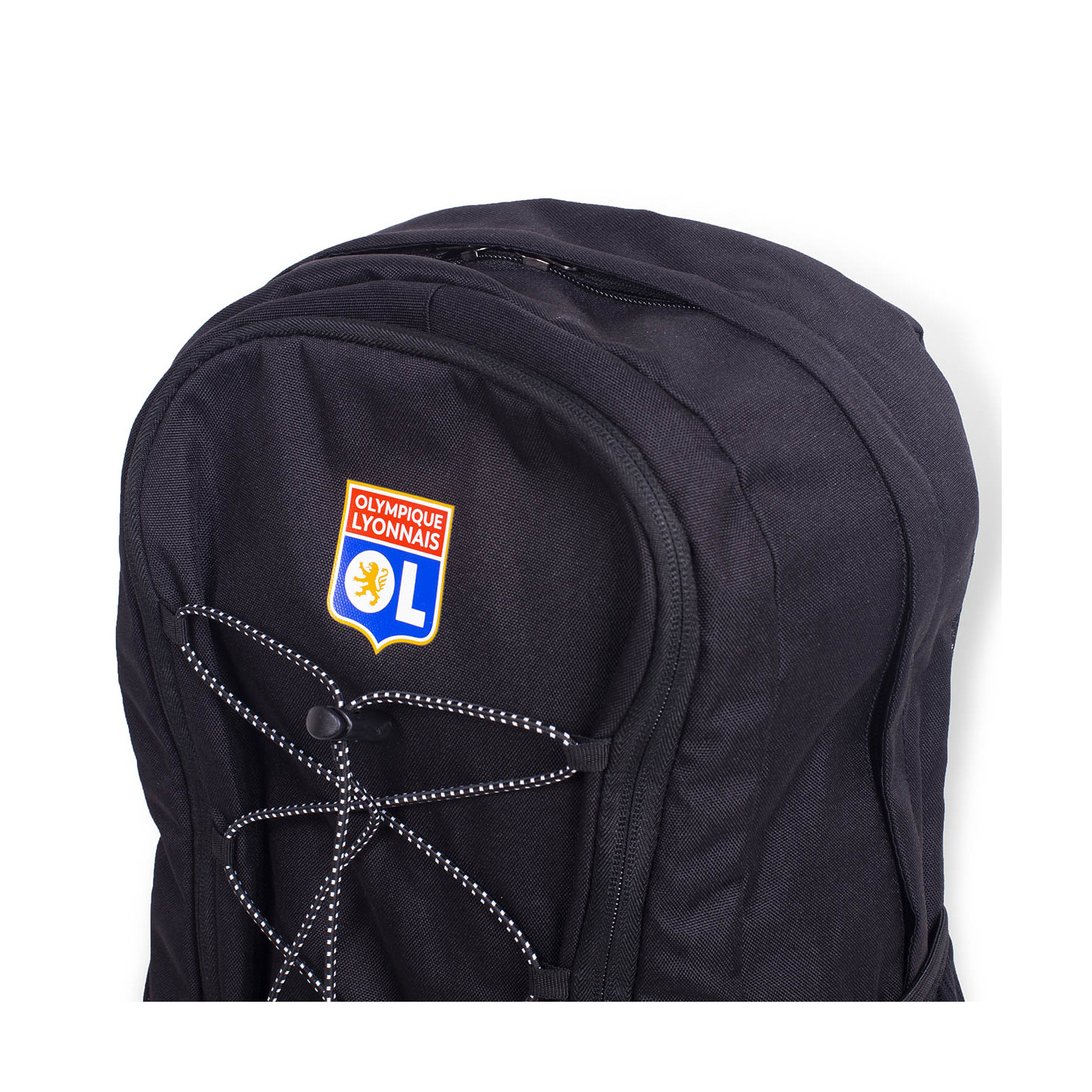 Basic Black Backpack - Olympique Lyonnais