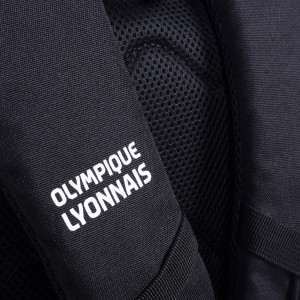 Basic Black Backpack - Olympique Lyonnais