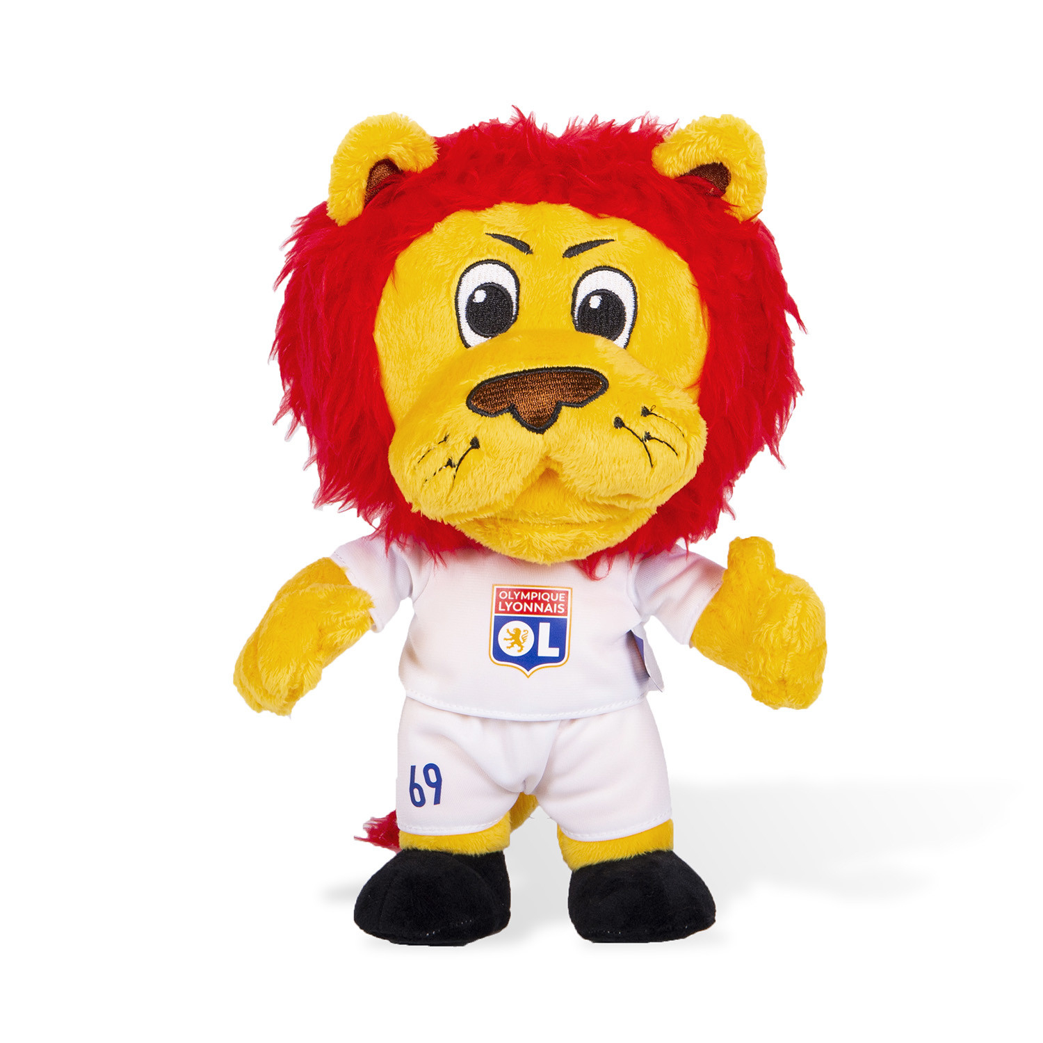 Ancienne Mascotte Figurine Foot Francz OL Olympique Lyonnais Vintage