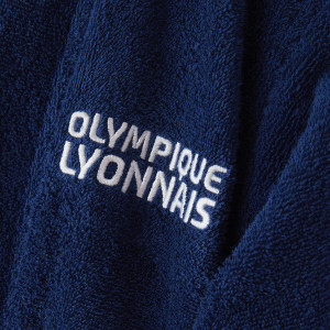 Peignoir OL Bleu Marine Junior - Olympique Lyonnais