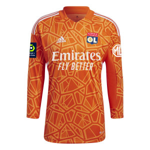 Men's 22-23 Orange Goalkeeper Jersey + Sponsors