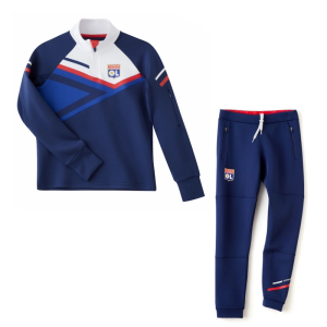 Tenue entrainement sweat + pantalon bleu TRAINING BOOST Junior