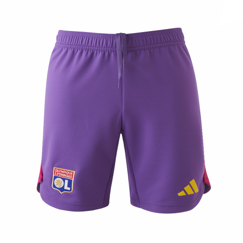 23-24 Men's Goalkeeper Purple Shorts - Olympique Lyonnais