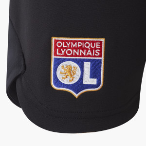 23-24 Men's Goalkeeper Black Shorts - Olympique Lyonnais