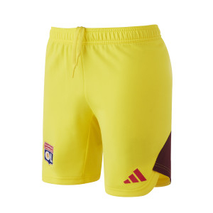 23-24 Men's Goalkeeper Yellow Shorts - Olympique Lyonnais