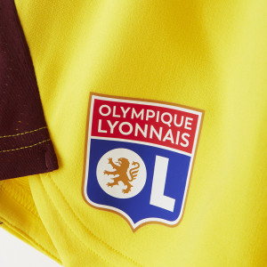 23-24 Junior's Goalkeeper Yellow Shorts - Olympique Lyonnais