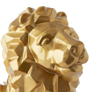 Statuette Lion Or Petit Format - Olympique Lyonnais