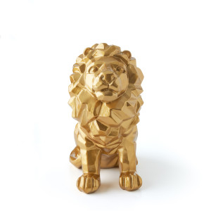 Statuette Lion Or Grand Format - Olympique Lyonnais