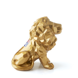 Statuette Lion Or Grand Format - Olympique Lyonnais