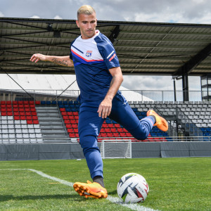 Junior's Navy Blue Training Boost Pants - Olympique Lyonnais