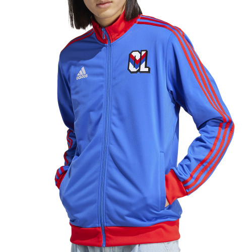 Vintage Veste Olympique Lyonnais Umbro – Taille S, Blanche Et Rouge, Rétro Années 90