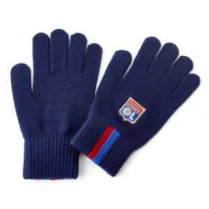 Navy Blue Gloves - Olympique Lyonnais