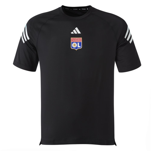 Men's Black TI 3S T-Shirt - Olympique Lyonnais