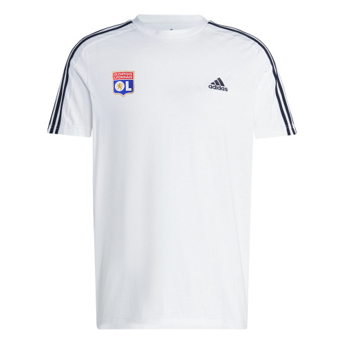 Men's White 3S T-Shirt - Olympique Lyonnais