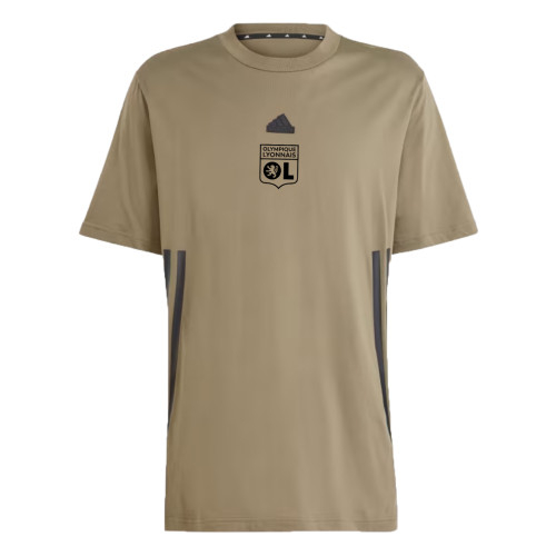 Men's Kaki FI 3S T-Shirt - Olympique Lyonnais