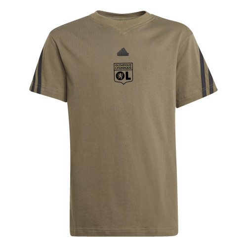 Junior's Kaki FI 3S T-Shirt - Olympique Lyonnais