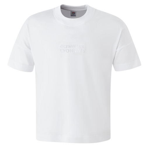 T-Shirt Flow Blanc Mixte - Olympique Lyonnais