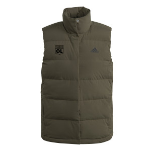 Mixte Kaki HELIONIC Sleeveless Down Jacket