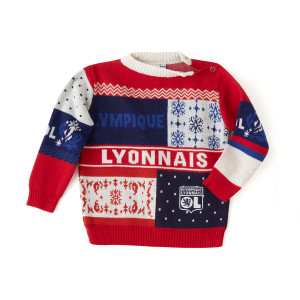 Baby's OL Christmas Jumper - Olympique Lyonnais
