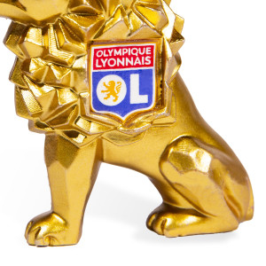 Gold Lion Magnet - Olympique Lyonnais