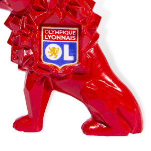 Red Lion Magnet - Olympique Lyonnais