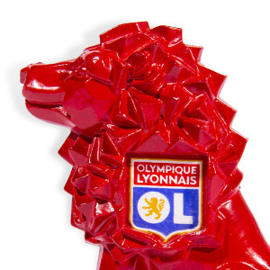 Red Lion Magnet - Olympique Lyonnais