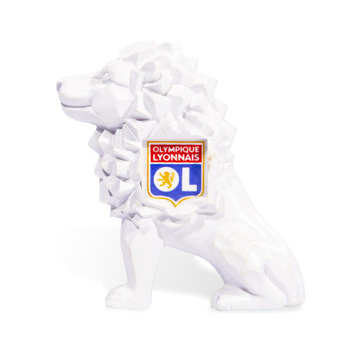 Magnet Lion Blanc - Olympique Lyonnais