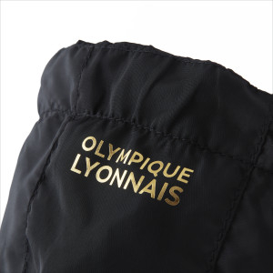 Unisex Black Lifestyle Windbreaker - Olympique Lyonnais