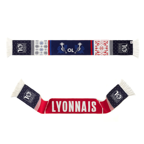 OL Christmas Scarf - Olympique Lyonnais
