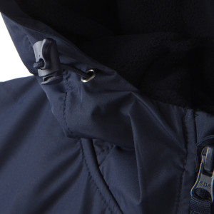 Junior's Navy Blue Softshell Bi-Material Jacket - Olympique Lyonnais
