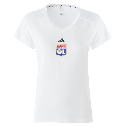 T-Shirt MIN Blanc Femme - Olympique Lyonnais