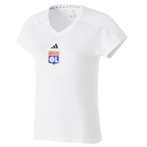 Women's White MIN T-Shirt - Olympique Lyonnais
