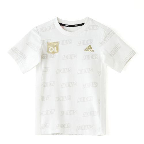 T-Shirt BLV Blanc Junior - Olympique Lyonnais