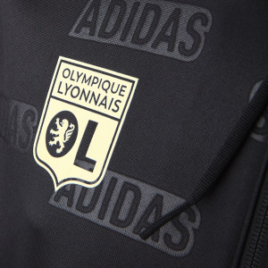 Veste à capuche BLV Noire Homme - Olympique Lyonnais