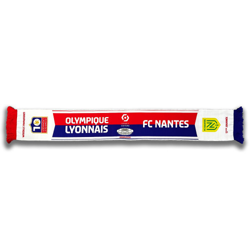 23-24 Match Scarf OL / FC Nantes - Olympique Lyonnais