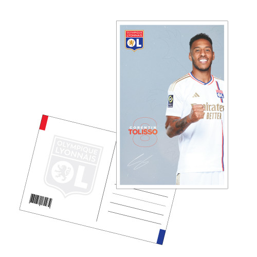 Carte Postale Tolisso 23-24 - Olympique Lyonnais