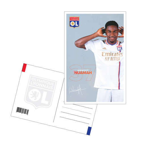 Carte Postale Nuamah 23-24 - Olympique Lyonnais