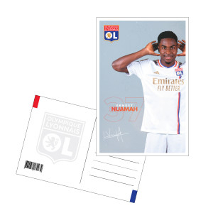 23-24 Nuamah Postcard - Olympique Lyonnais