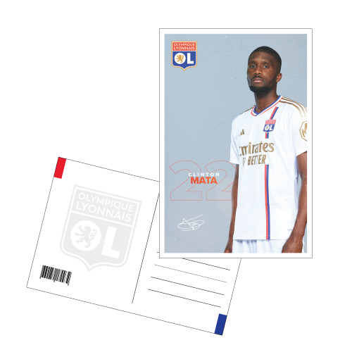 23-24 Mata Postcard - Olympique Lyonnais