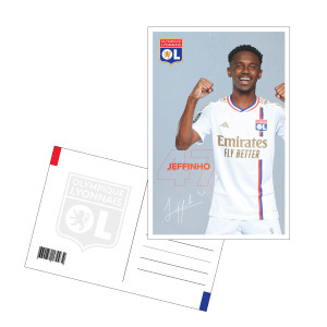 Carte Postale Jeffinho 23-24 - Olympique Lyonnais