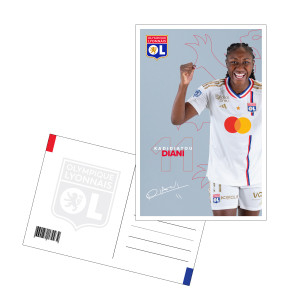 Carte Postale Diani 23-24 - Olympique Lyonnais