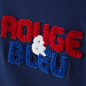 Junior's Navy Blue -Rouge & Bleu- T-Shirt - Olympique Lyonnais