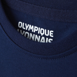T-Shirt -Rouge & Bleu- Bleu Marine Junior - Olympique Lyonnais